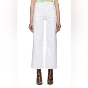 Eckhaus Latta White Wide Leg Jeans